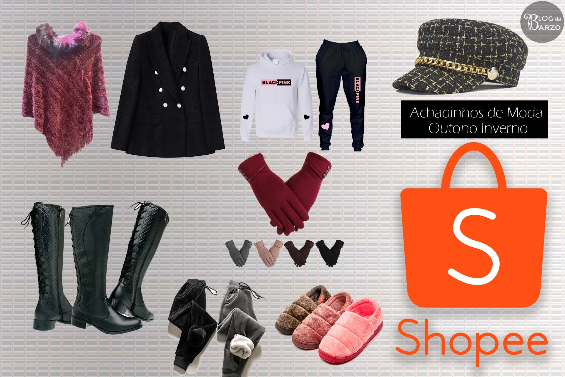 Achadinhos da Shopee de Moda Outono Inverno