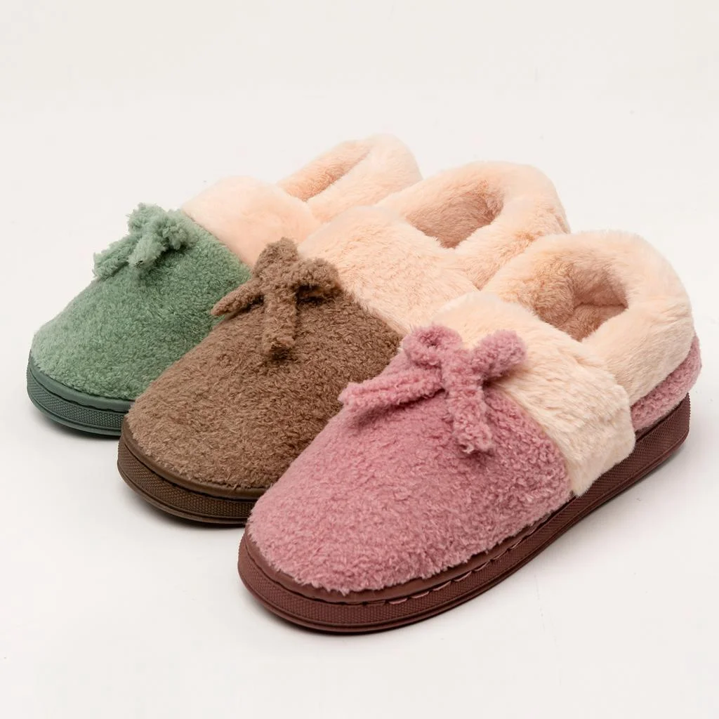 Pantufa De Casa Feminina Menina Pelúcia Confortável Inverno