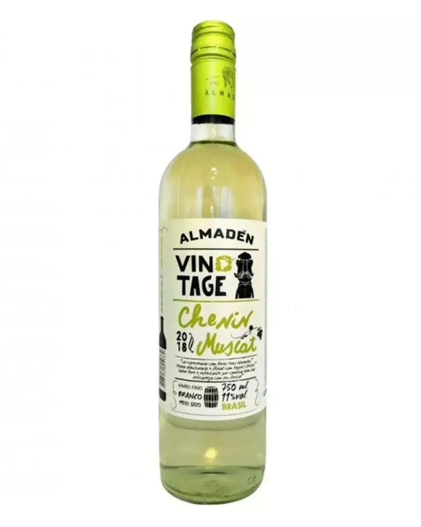 Vinho Branco Meio Seco Chenin Muscat Almaden Vintage Miolo 750ml