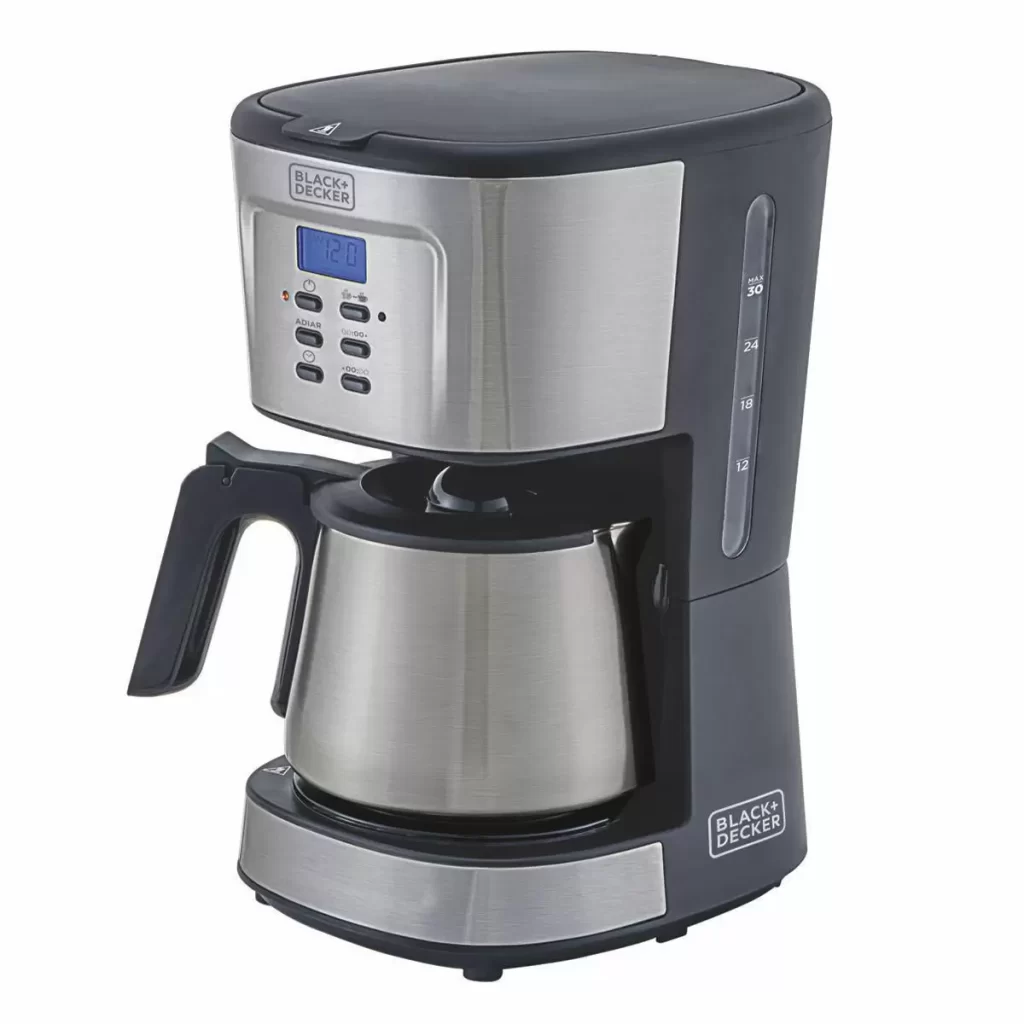 Cafeteira Programavel Cm300G Com Jarra Inox Black Decker - Black-decker