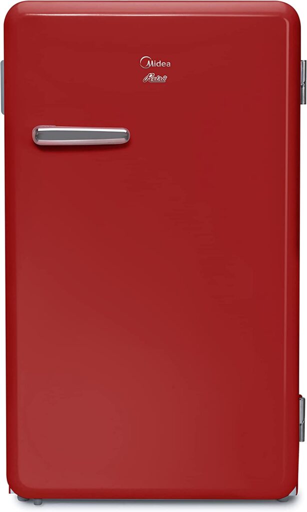 Frigobar Retrô 95L Vermelho Rubi 220V Midea MRV10V2