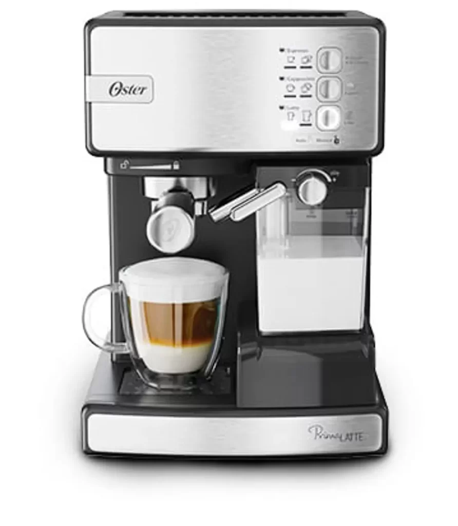 Maquina Café Expresso Oster Nova Prima LattePó ou Cápsulas Inox 220v