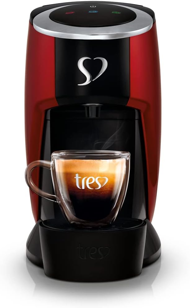 Máquina de Café, Touch, 3 Corações, Vermelha, 110V