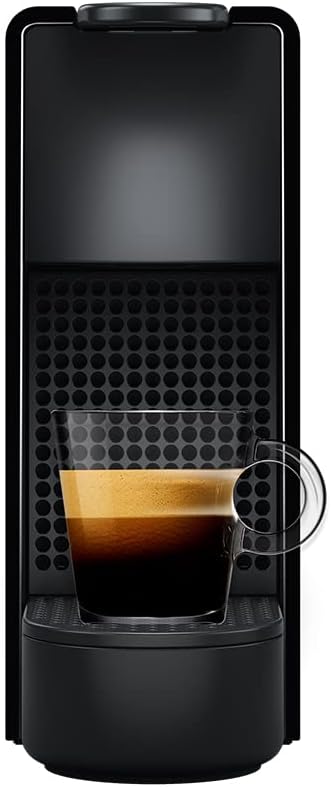 Nespresso Essenza Mini Cafeteira 110V, máquina de café Espresso compacta para casa, máquina de cápsula elétrica automática (preta)