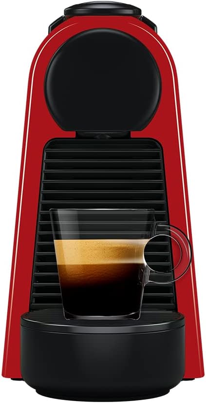 Nespresso Essenza Mini Cafeteira 110V, máquina de café Espresso compacta para casa, máquina de cápsula elétrica automática (vermelha)