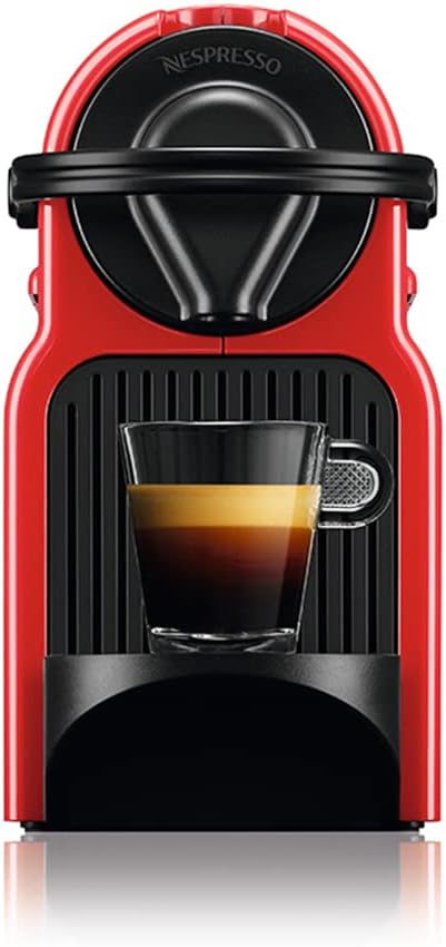 Nespresso Inissia, Máquina de Café, 110V, Vermelho